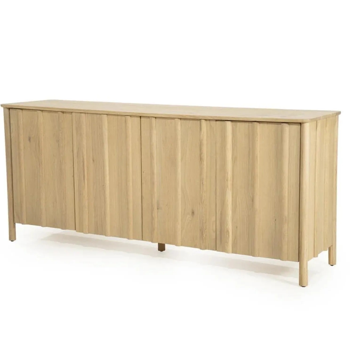 Eleonora Dressoirs|Industriele Kasten|Dressoir Jake naturel eikenhout 183cm