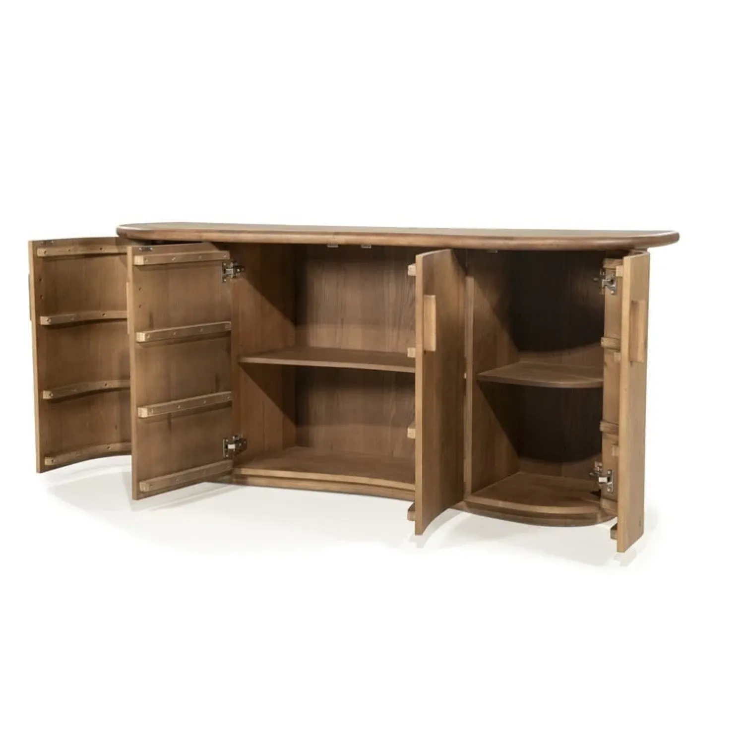 Eleonora Dressoirs|Industriele Kasten|Dressoir Josh bruin 180cm