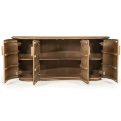 Eleonora Dressoirs|Industriele Kasten|Dressoir Josh bruin 180cm