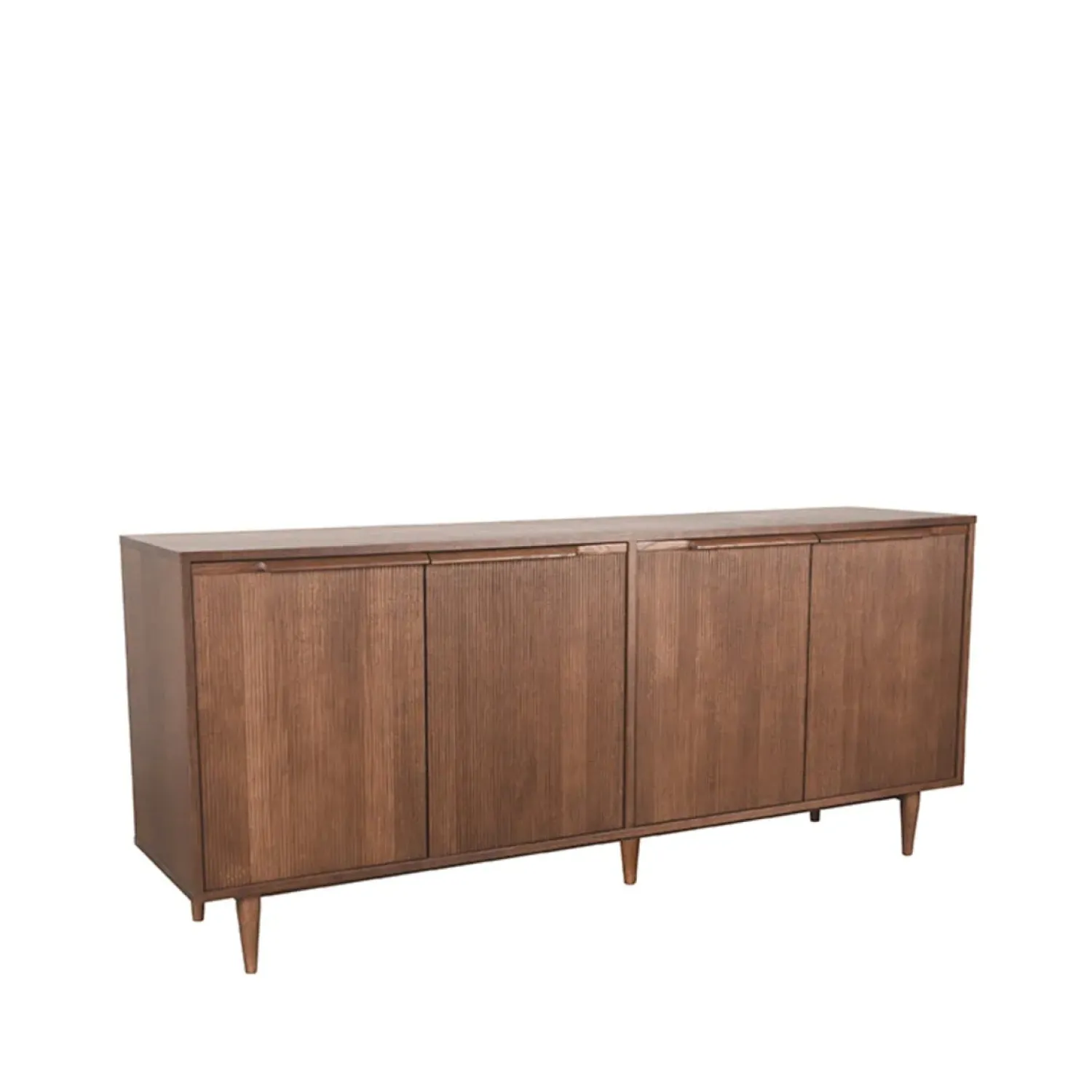 Label51 Dressoirs|Industriele Kasten|Dressoir Jule Bruin Eikenhout 200cm
