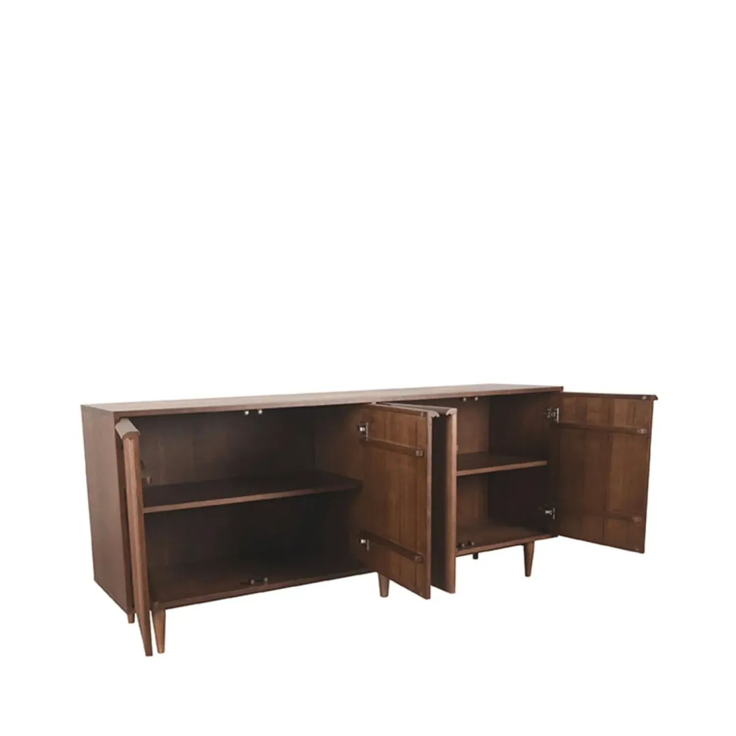 Label51 Dressoirs|Industriele Kasten|Dressoir Jule Bruin Eikenhout 200cm