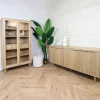 Label51 Dressoirs|Industriele Kasten|Dressoir Jule Naturel Eikenhout 200cm