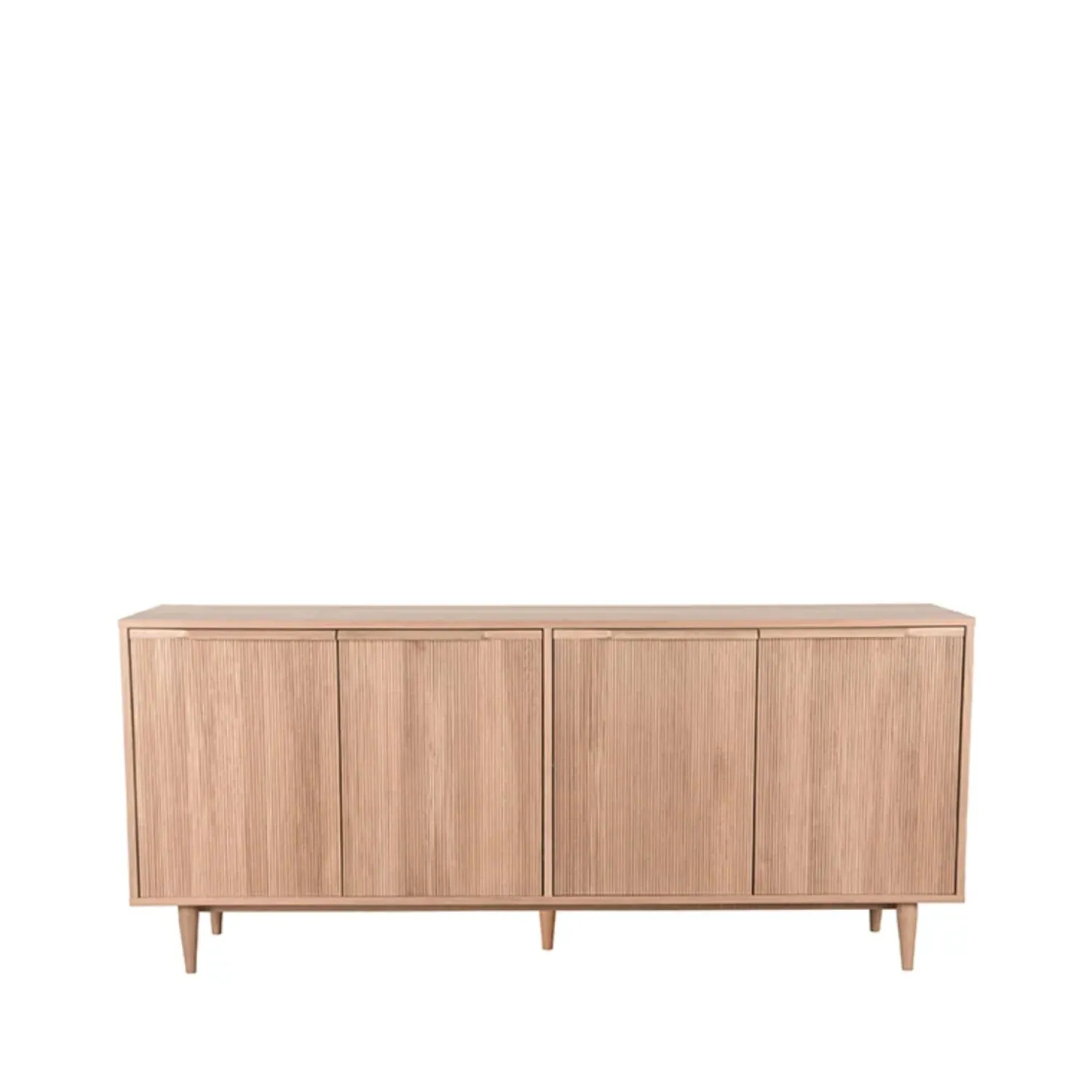 Label51 Dressoirs|Industriele Kasten|Dressoir Jule Naturel Eikenhout 200cm