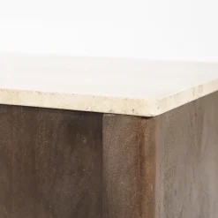 Eleonora Dressoirs|Industriele Kasten|Dressoir Lio mangohout 3 deurs 200cm