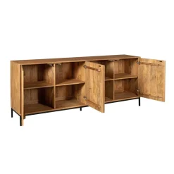 Furndea Dressoirs|Industriele Kasten|Dressoir Martin Naturel 210cm