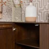 Furndea Dressoirs|Industriele Kasten|Dressoir Martin Walnoot 210cm