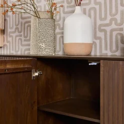 Furndea Dressoirs|Industriele Kasten|Dressoir Martin Walnoot 210cm