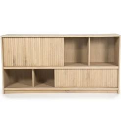 Eleonora Dressoirs|Industriele Kasten|Dressoir Milo Naturel 180cm