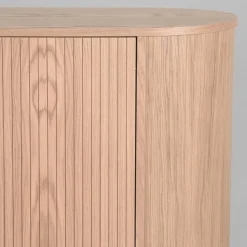 Label51 Dressoirs|Industriele Kasten|Dressoir Oliva Naturel Eikenhout 220cm