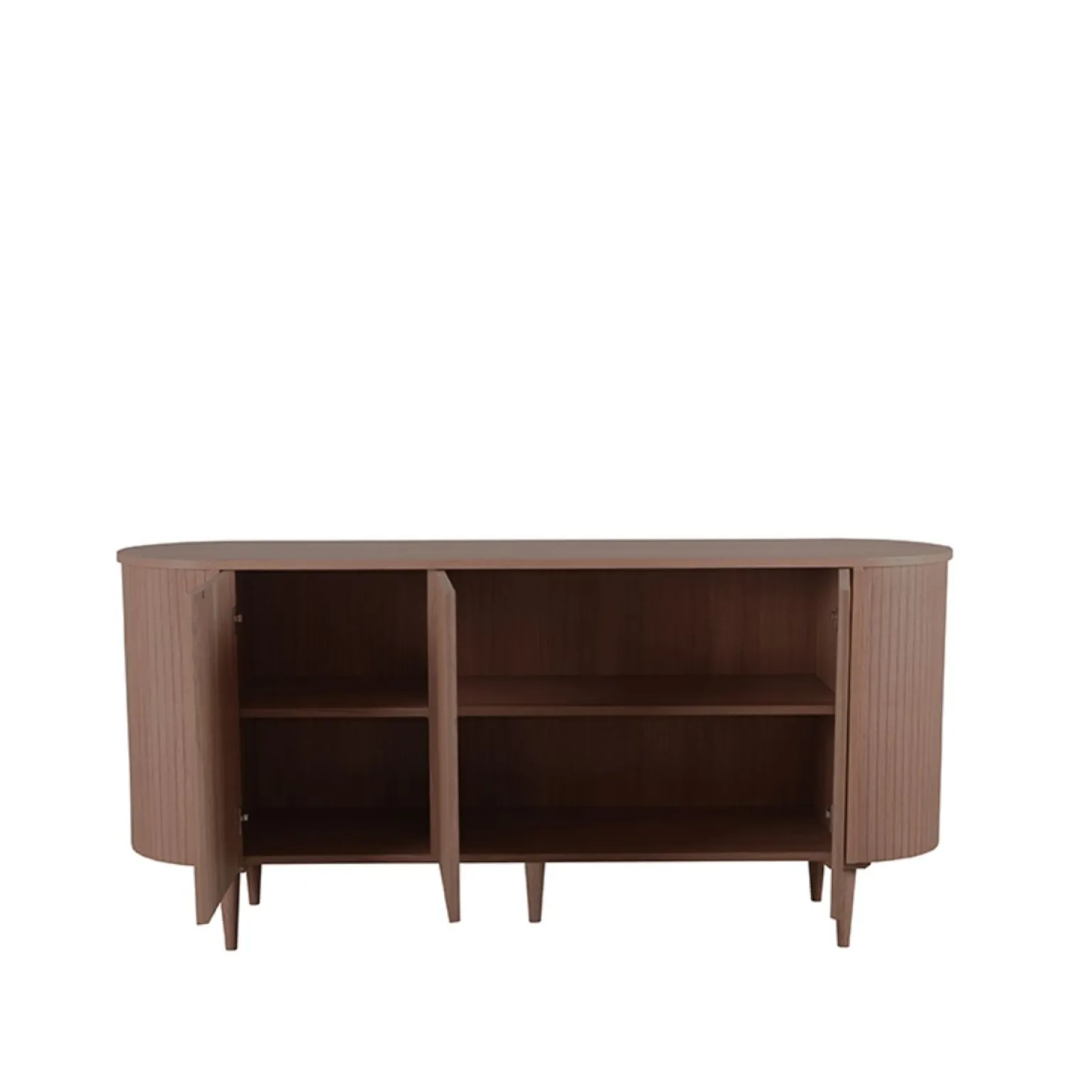Label51 Dressoirs|Industriele Kasten|Dressoir Oliva walnoot eiken 180cm