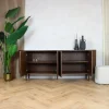Label51 Dressoirs|Industriele Kasten|Dressoir Oliva Walnoot Eikenhout 220cm