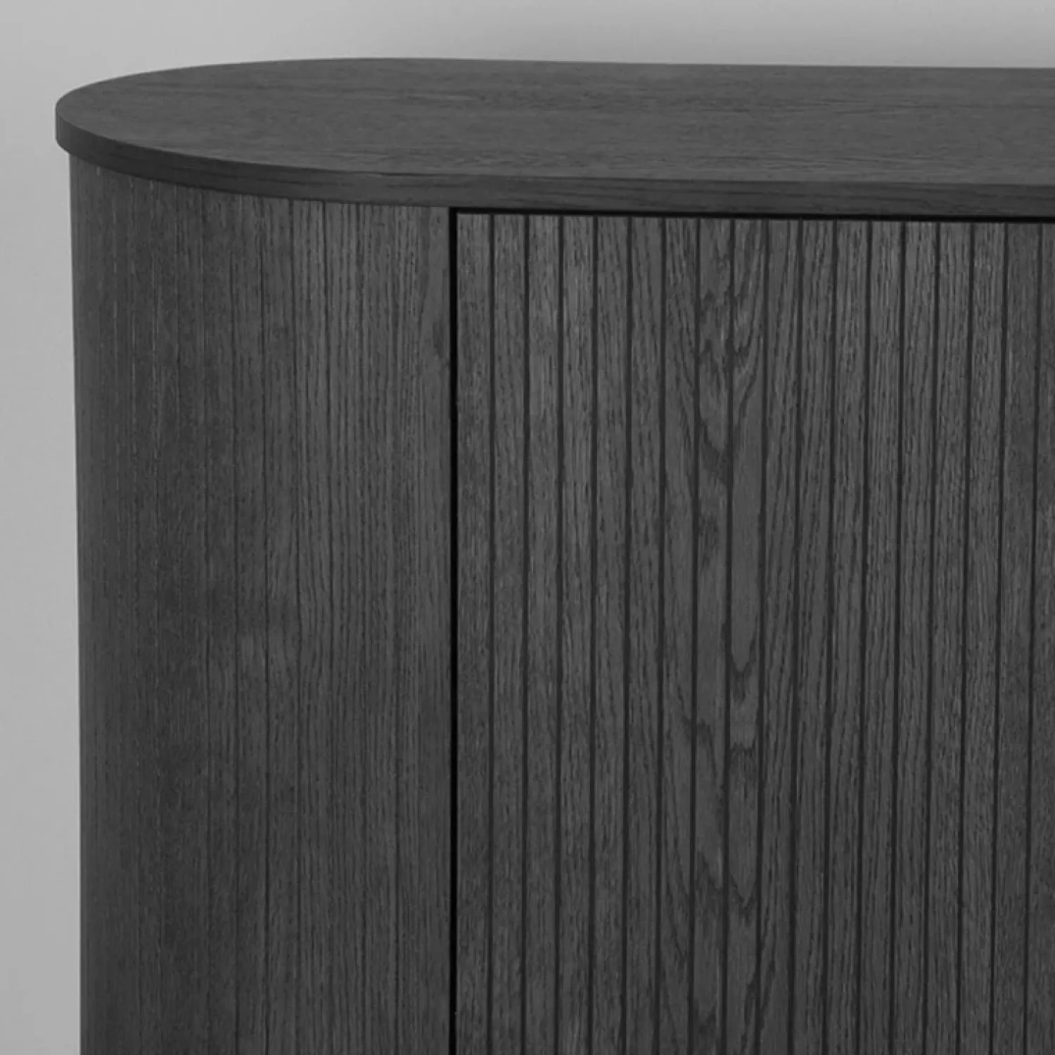 Label51 Dressoirs|Industriele Kasten|Dressoir Oliva Zwart Eikenhout 220cm