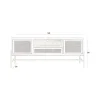 Dutchbone Industriele Kasten|Tv Meubels|Dressoir Yasu Rotan Beige 148cm