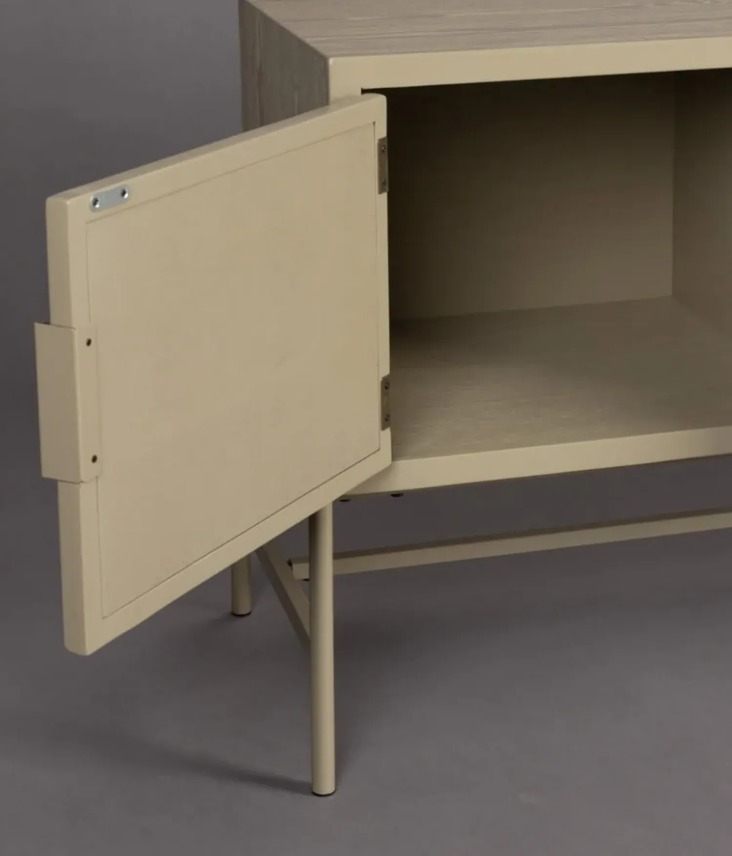 Dutchbone Industriele Kasten|Tv Meubels|Dressoir Yasu Rotan Beige 148cm