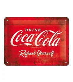 Metal Signs Metalen Borden|Drink Coca Cola rood - metalen bord