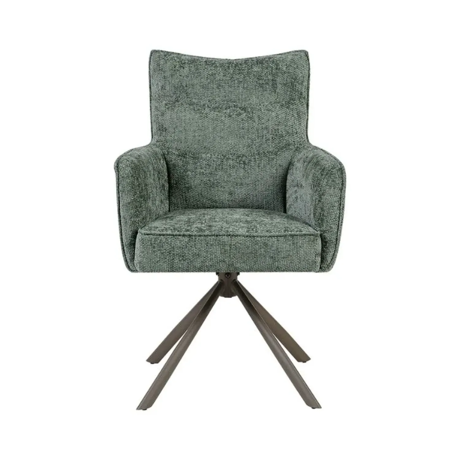 Label51 Eetkamerstoelen|Dubai Eetkamerstoel Hunter met Bronze poot