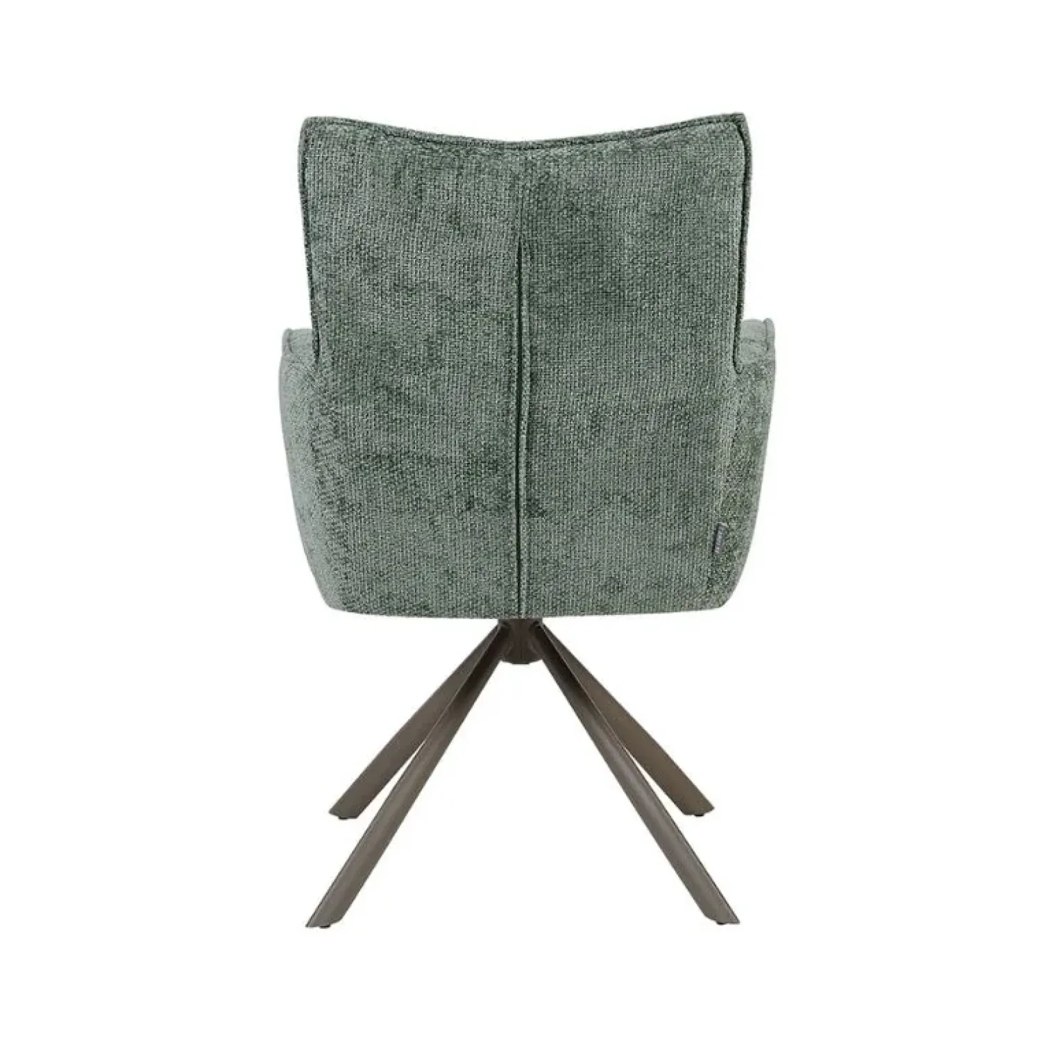 Label51 Eetkamerstoelen|Dubai Eetkamerstoel Hunter met Bronze poot