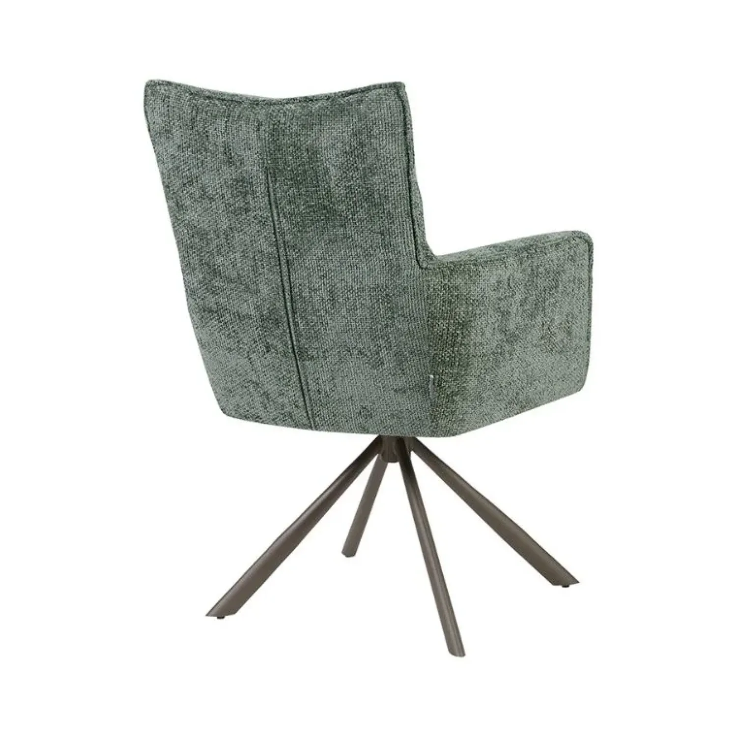 Label51 Eetkamerstoelen|Dubai Eetkamerstoel Hunter met Bronze poot