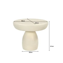 Livingfurn Salontafels|Dune Salontafel Rond Zand 50cm
