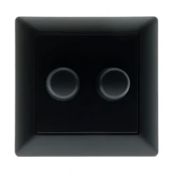 ECO-DIM Led Dimmers|Duo Led dimmer universeel 0-150W fase afsnijding Compleet zwart of wit