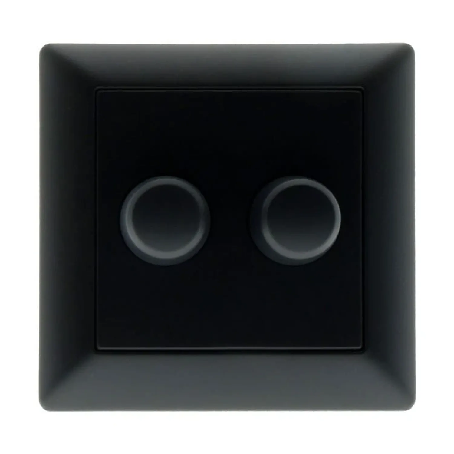 ECO-DIM Led Dimmers|Duo Led dimmer universeel 0-150W fase afsnijding Compleet zwart of wit