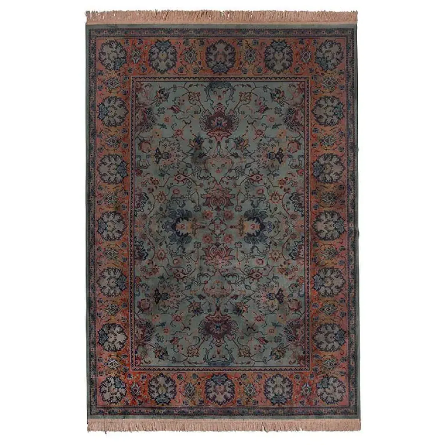 Dutchbone Vloerkleden|Bid Vloerkleed Oud Groen 170x240cm