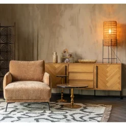 Dutchbone Dressoirs|Industriele Kasten|Class dressoir 180cm naturel eiken