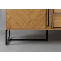 Dutchbone Dressoirs|Industriele Kasten|Class dressoir 180cm naturel eiken