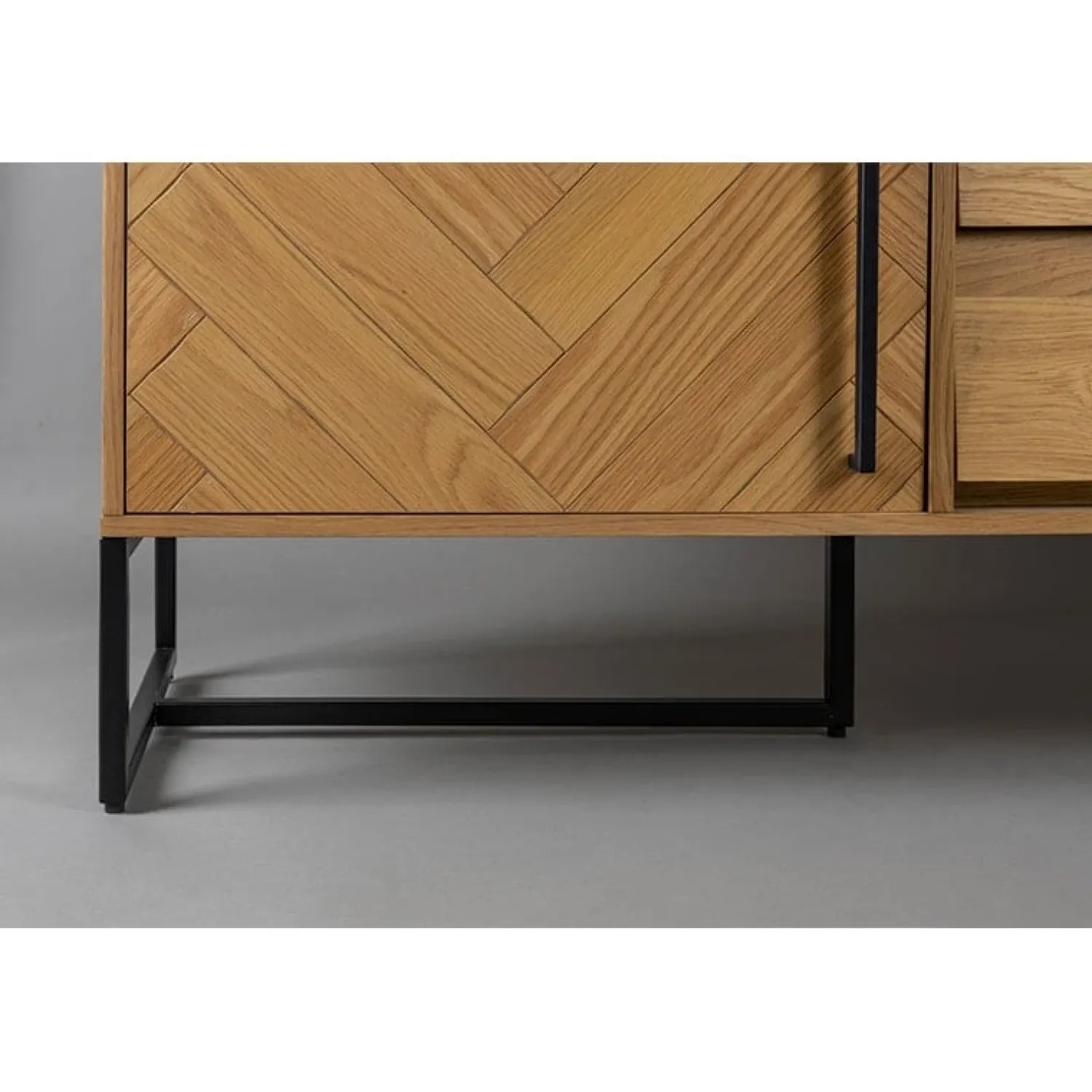 Dutchbone Dressoirs|Industriele Kasten|Class dressoir 180cm naturel eiken