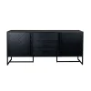 Dutchbone Dressoirs|Industriele Kasten|Class dressoir 180cm zwart