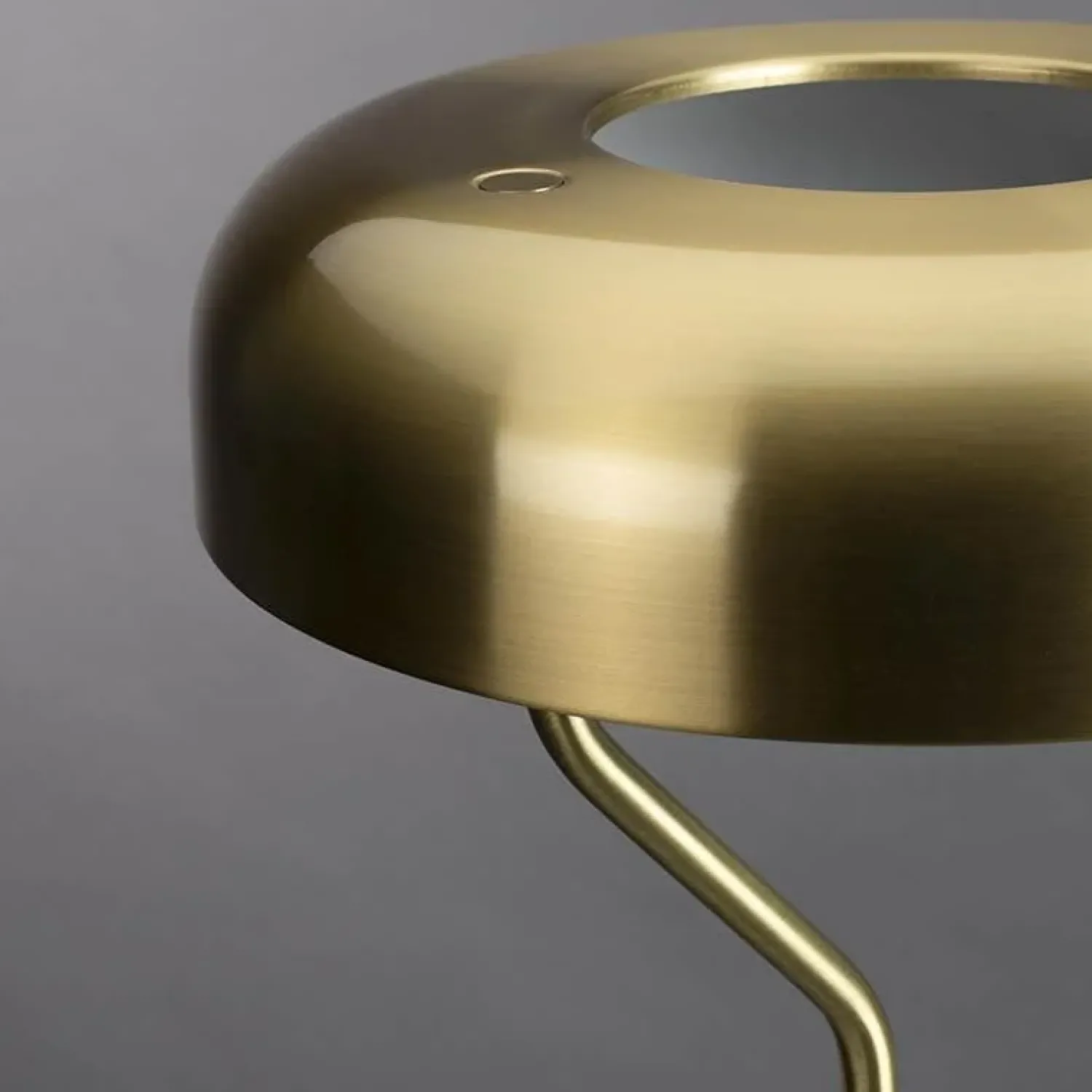 Dutchbone Vloerlampen|Eclipse Vloerlamp Messing