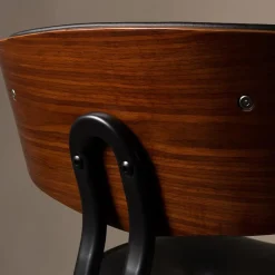 Dutchbone Eetkamerstoelen|Eetkamerstoel Blackwood Walnut