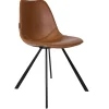 Dutchbone Eetkamerstoelen|Eetkamerstoel Franky Bruin