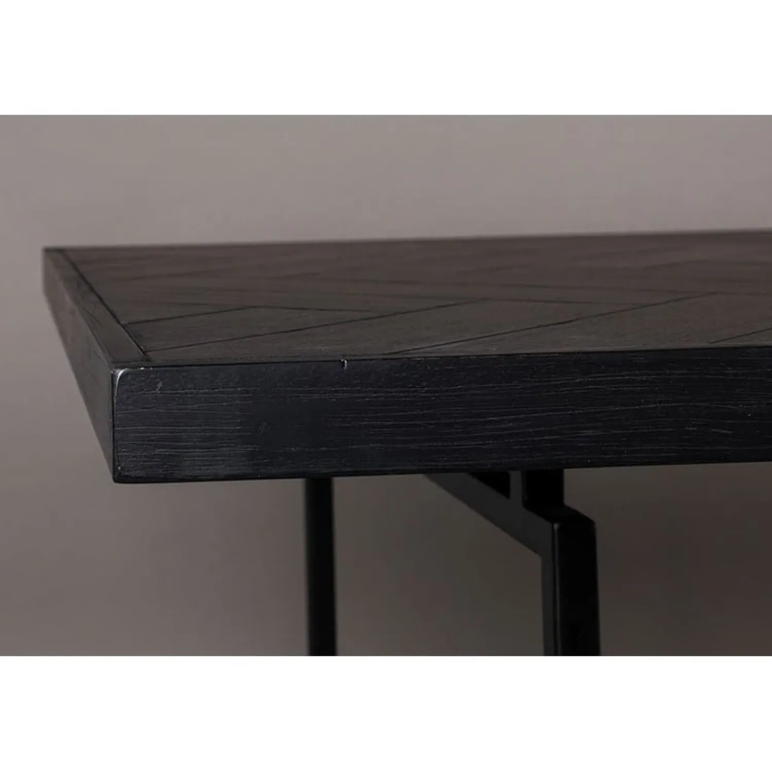 Dutchbone Eettafels|Eetkamertafel Class 180x90cm zwart