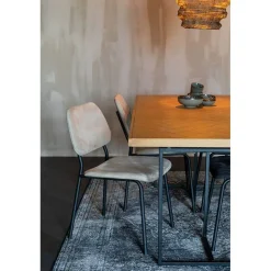 Dutchbone Eettafels|Eetkamertafel Class 220x90cm eiken naturel