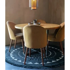 Dutchbone Eettafels|Eetkamertafel Class naturel rond 120cm