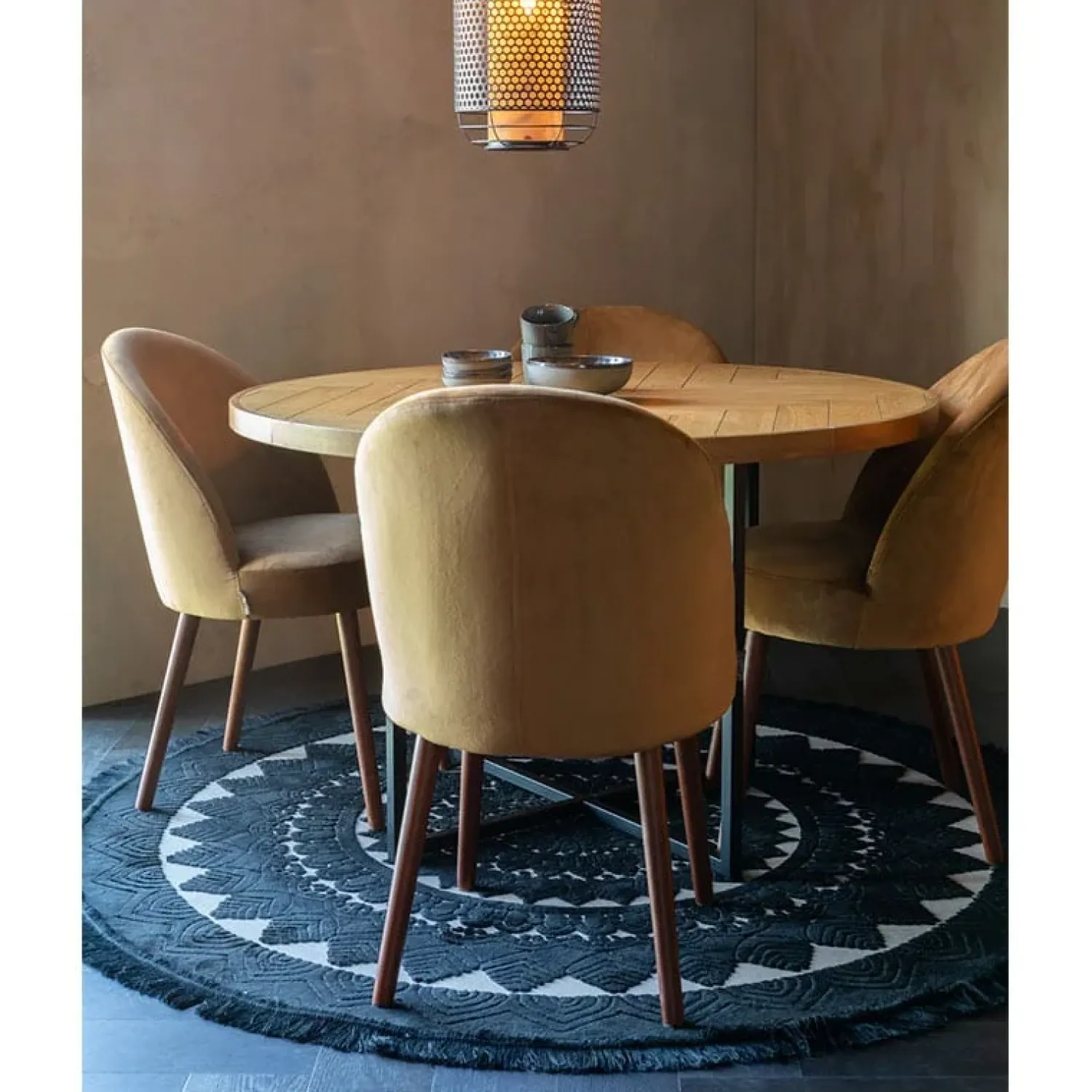 Dutchbone Eettafels|Eetkamertafel Class naturel rond 120cm