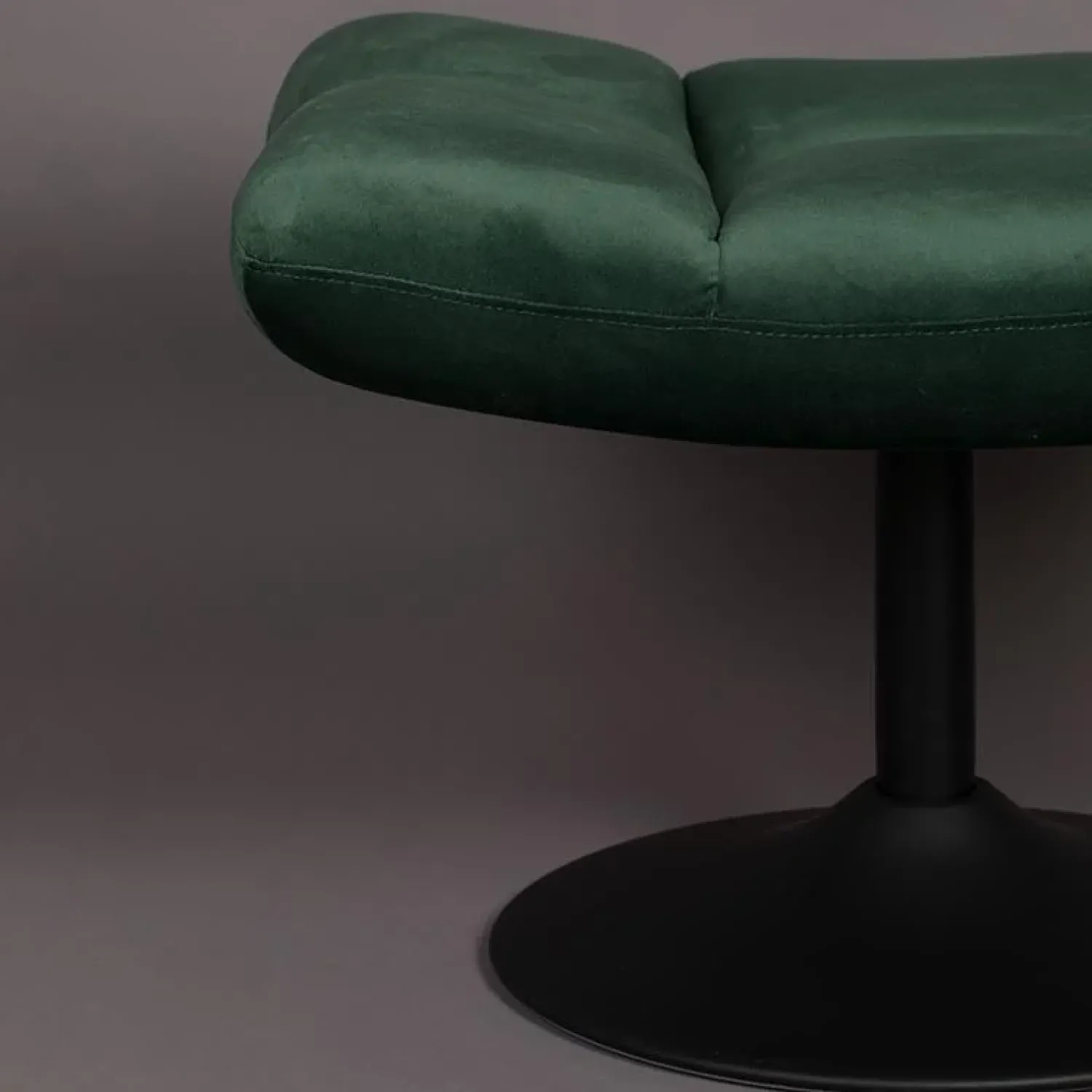 Dutchbone Hockers|Hocker Bar Velvet Groen