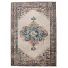 Dutchbone Vloerkleden|Mahal Vloerkleed Blauw Brick 200x300cm