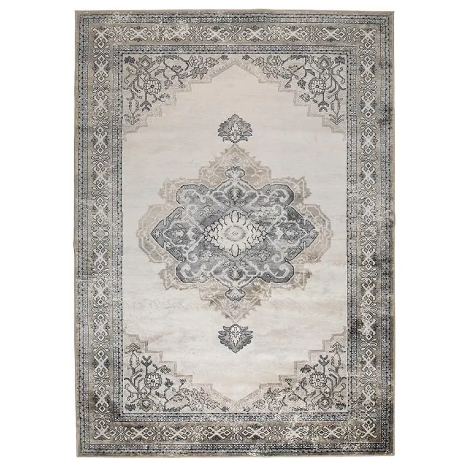 Dutchbone Vloerkleden|Mahal Vloerkleed Grey Liver 170x240cm