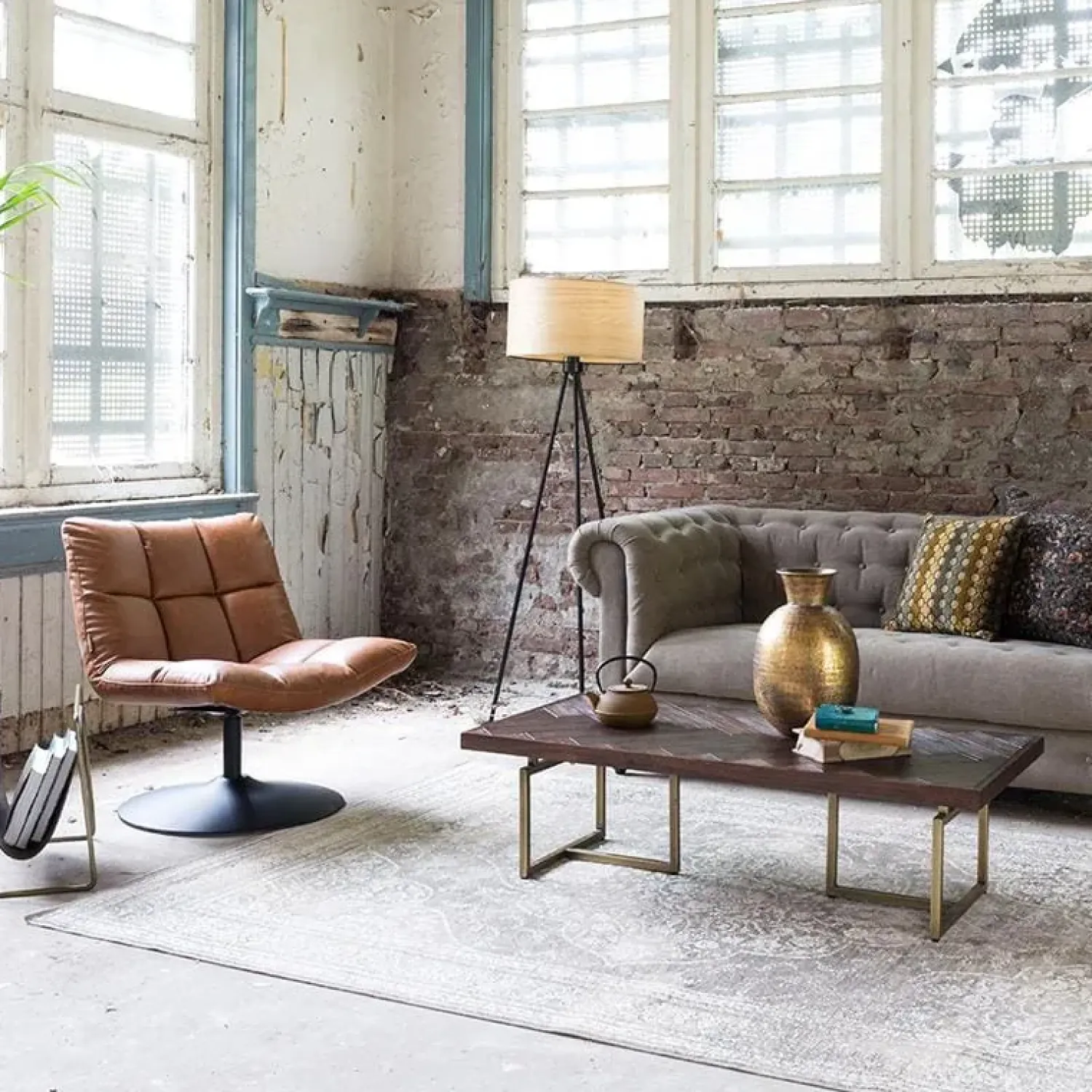 Dutchbone Vloerkleden|Rugged Vloerkleed Beige 200x300cm