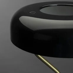 Dutchbone Bureaulampen|Tafellampen|Tafellamp Eclipse Zwart
