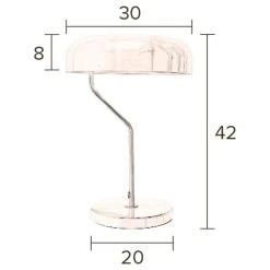 Dutchbone Bureaulampen|Tafellampen|Tafellamp Eclipse Zwart