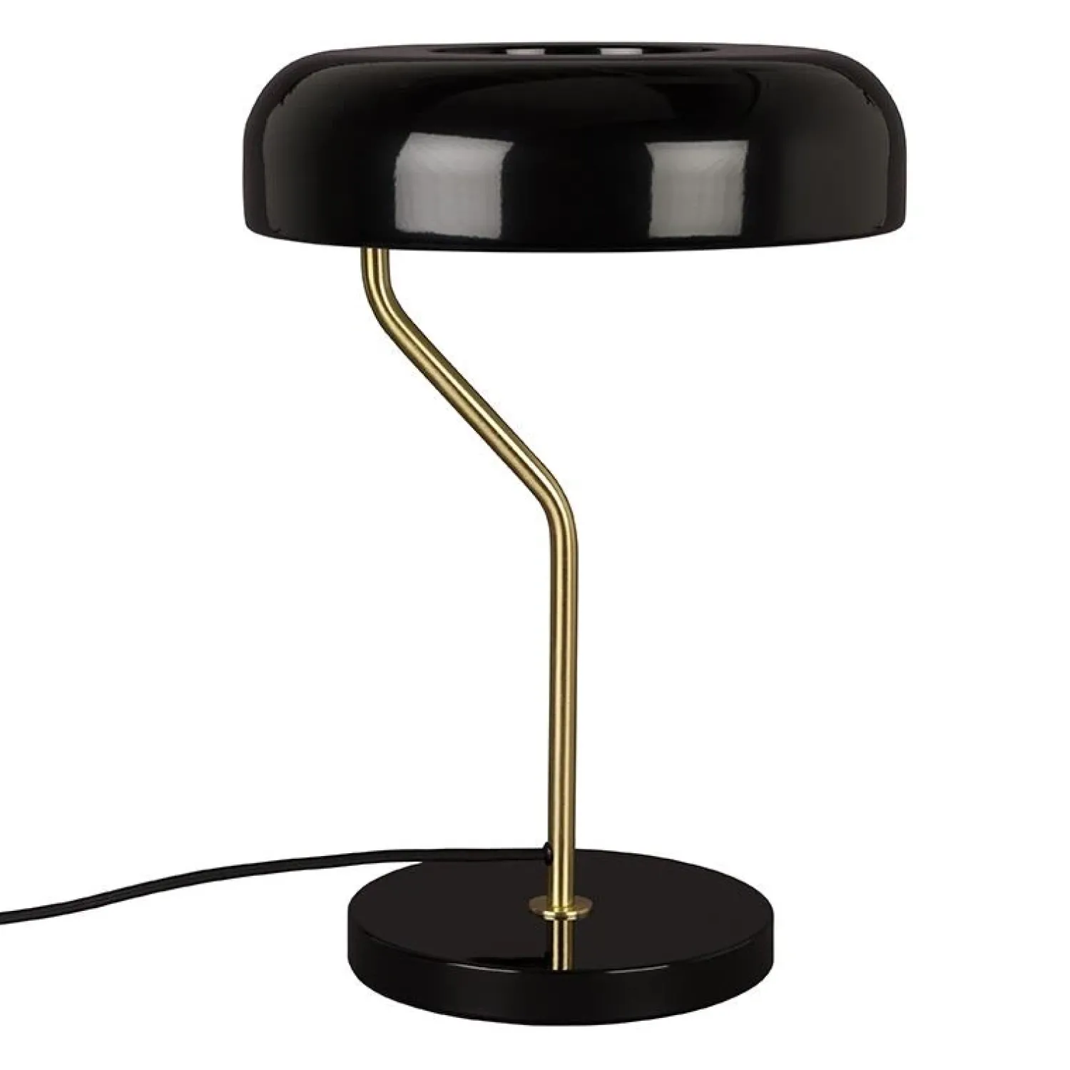 Dutchbone Bureaulampen|Tafellampen|Tafellamp Eclipse Zwart