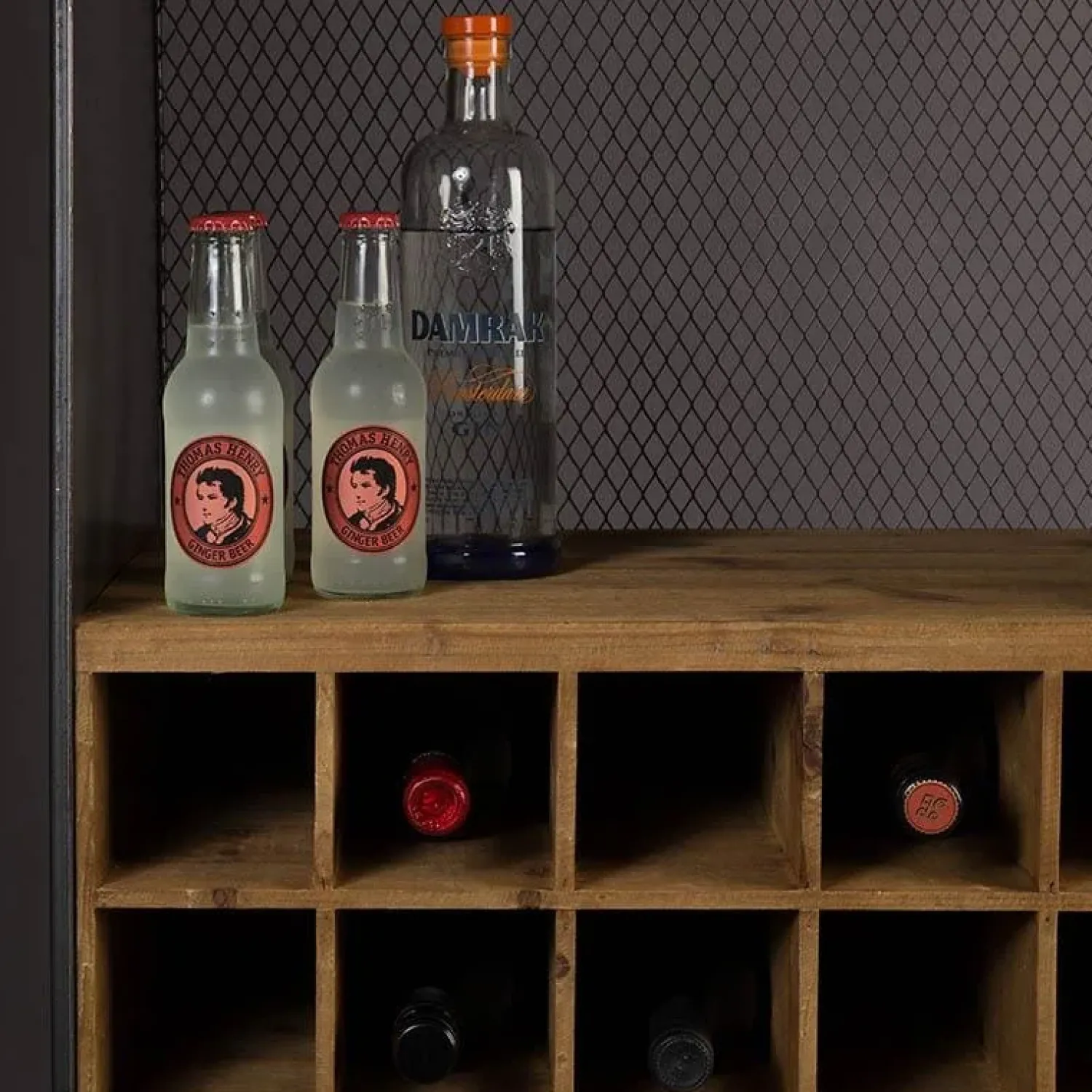 Dutchbone Wijnkasten|Wandkasten|Vino Wijnkast