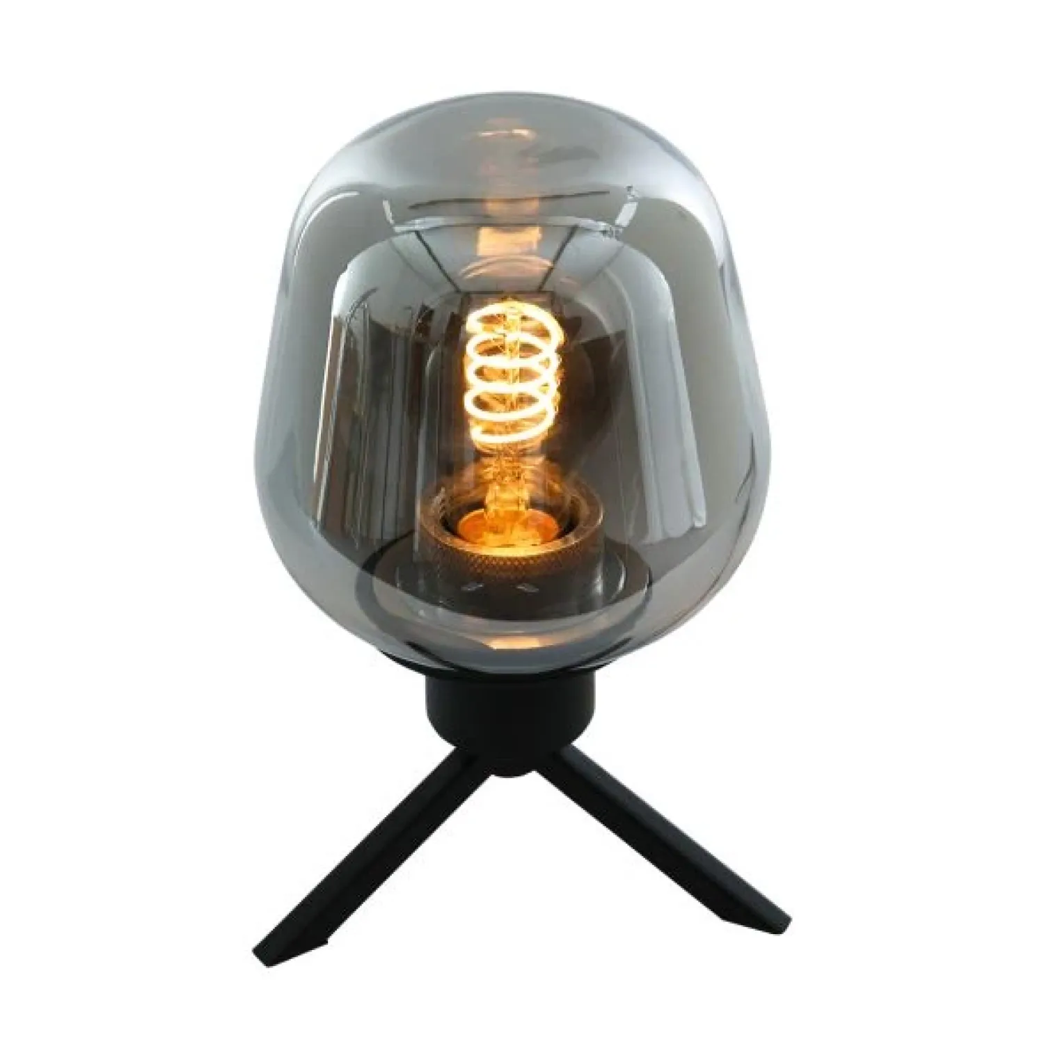 Steinmex Bureaulampen|Tafellampen|Echo Tafellamp 1-lichts glas bol