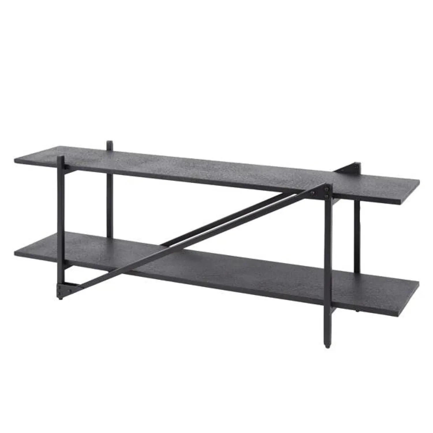 Kalfort Industriele Kasten|Tv Meubels|Eddy Tv-meubel metaal Antraciet 140cm
