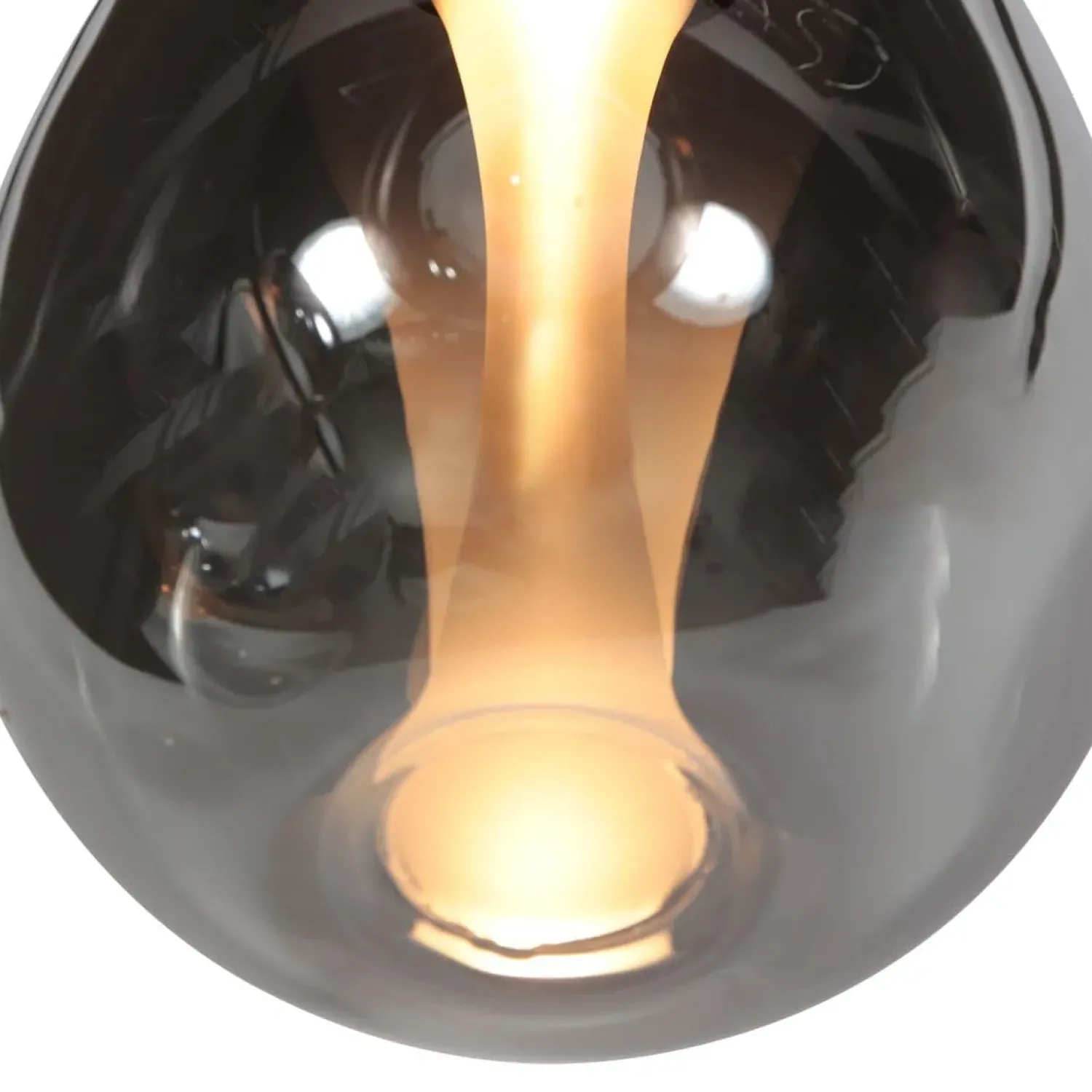 Steinmex Hanglampen|Glazen Hanglamp|Edgar 1-lichts Hanglamp large Smoke Glas