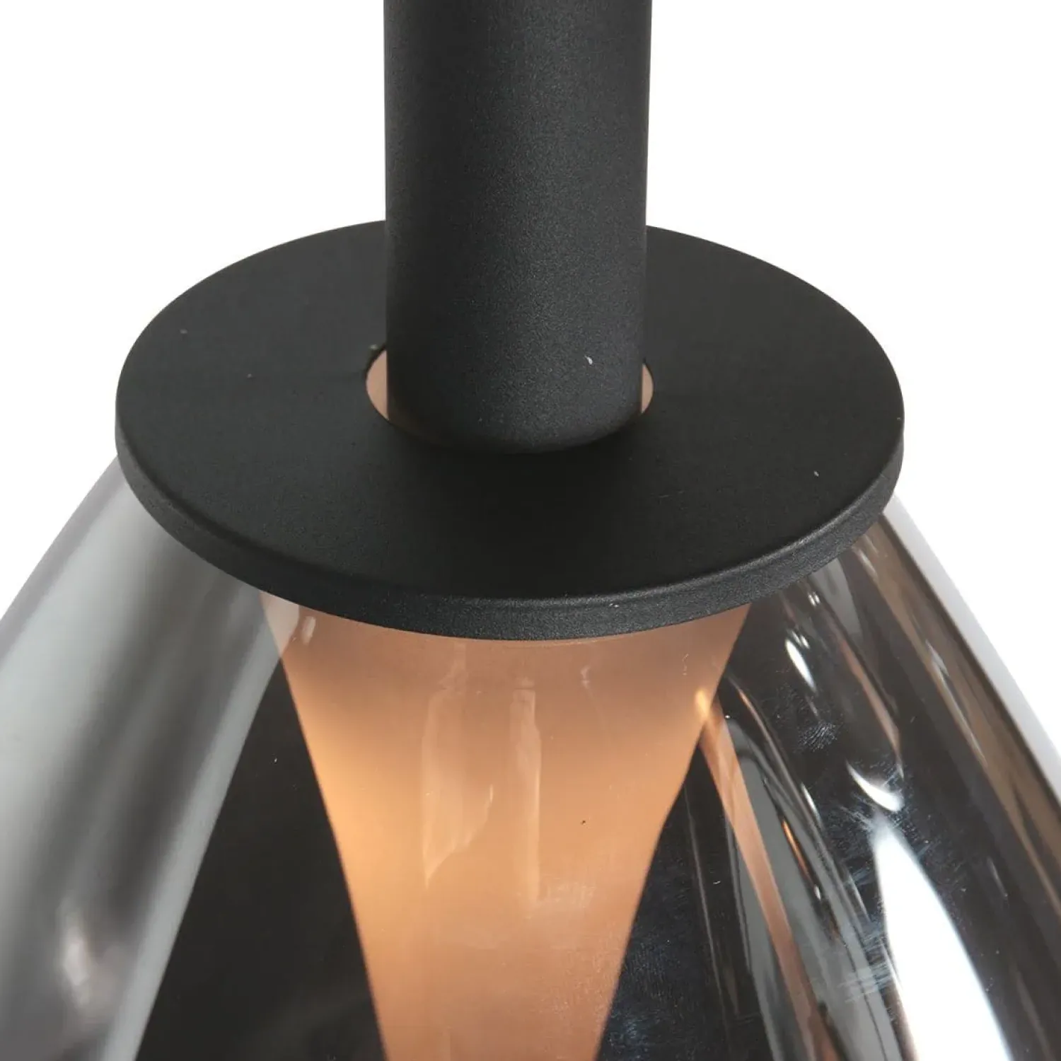 Steinmex Hanglampen|Glazen Hanglamp|Edgar 1-lichts Hanglamp small Smoke Glas