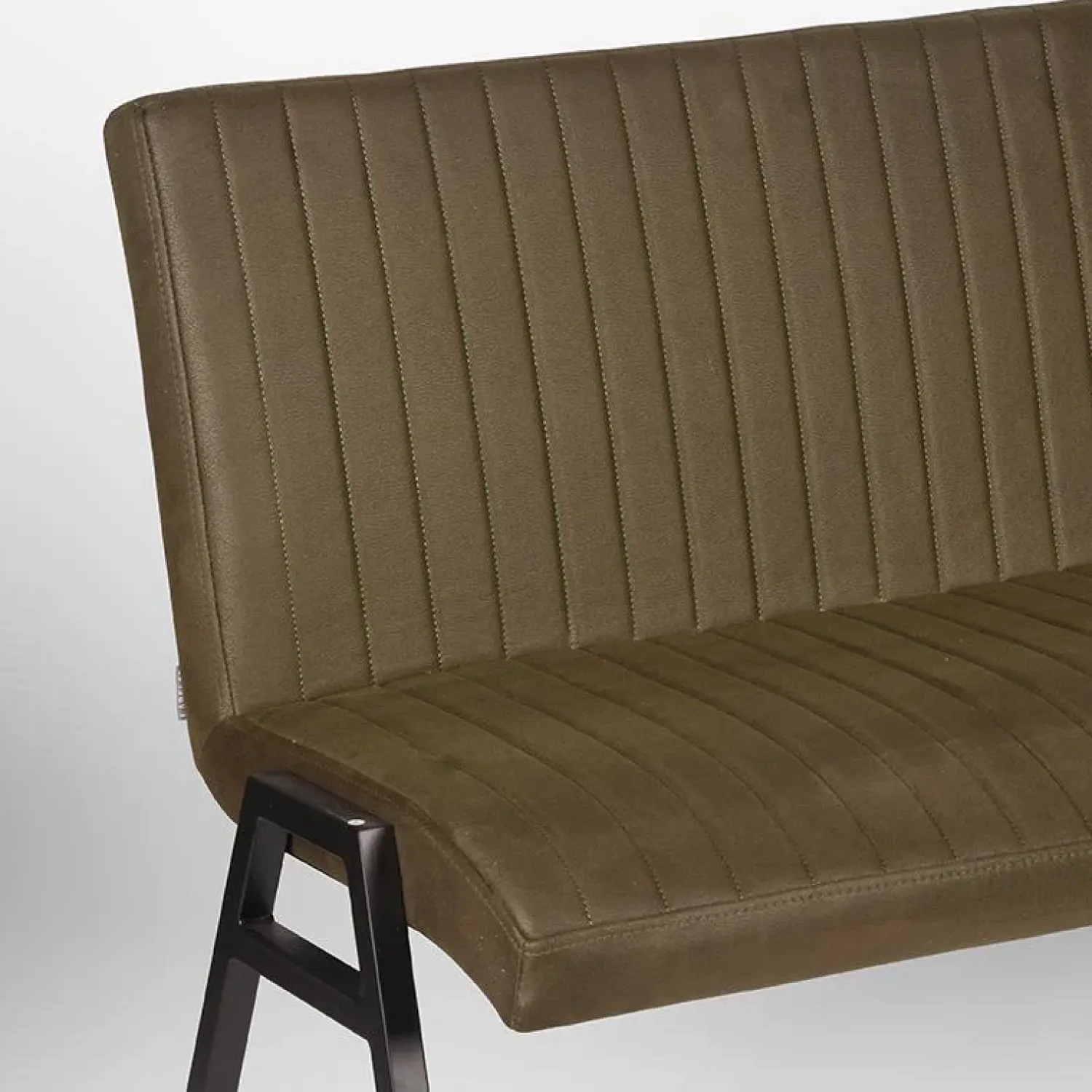 Label51 Eetkamerbanken|Eetkamerbanken|Eetkamerbank Matz Army green Microfiber 145cm